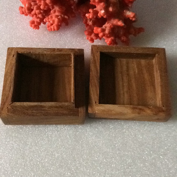 Rose wood brass jewelry box - Picture 3 of 4